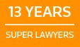 13 Years super lawyers award